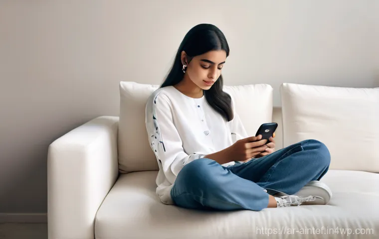 AI 테라피의 연령별 접근법 - **Prompt 1: Young Adult and AI Companion**
    "A candid, realistic portrait of a young Arab woman (...